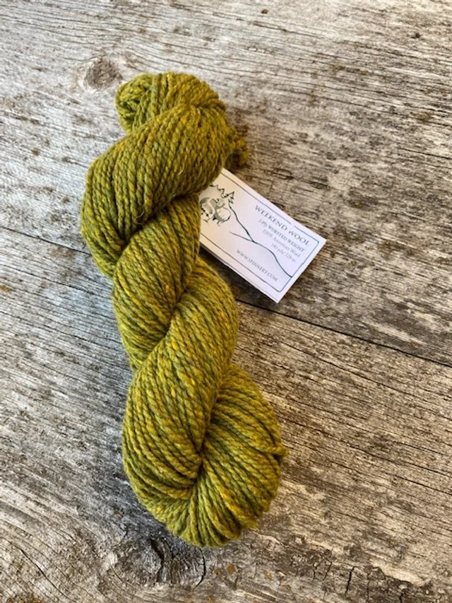 りーやん Green Mountain Spinnery - Weekend Wool #Lichen — Fiber Yarns